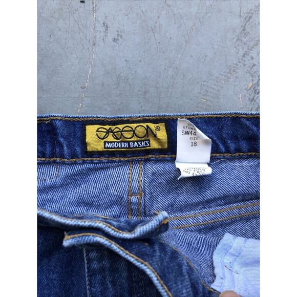 Vintage Sasson Women's Jeans Modern Basics High Waist Tapered Leg 32" Waist - Picture 4 of 6